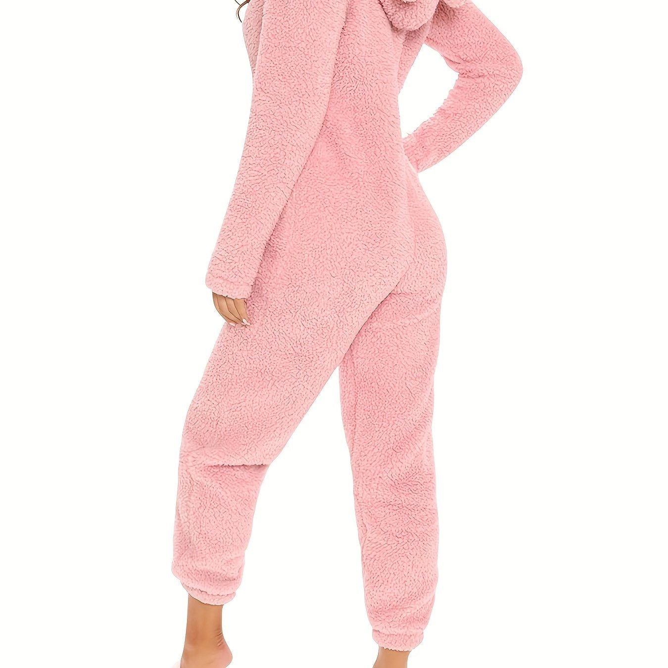 Cozy Hooded Pajama Jumpsuit - Perfect for Festivals & Relaxation