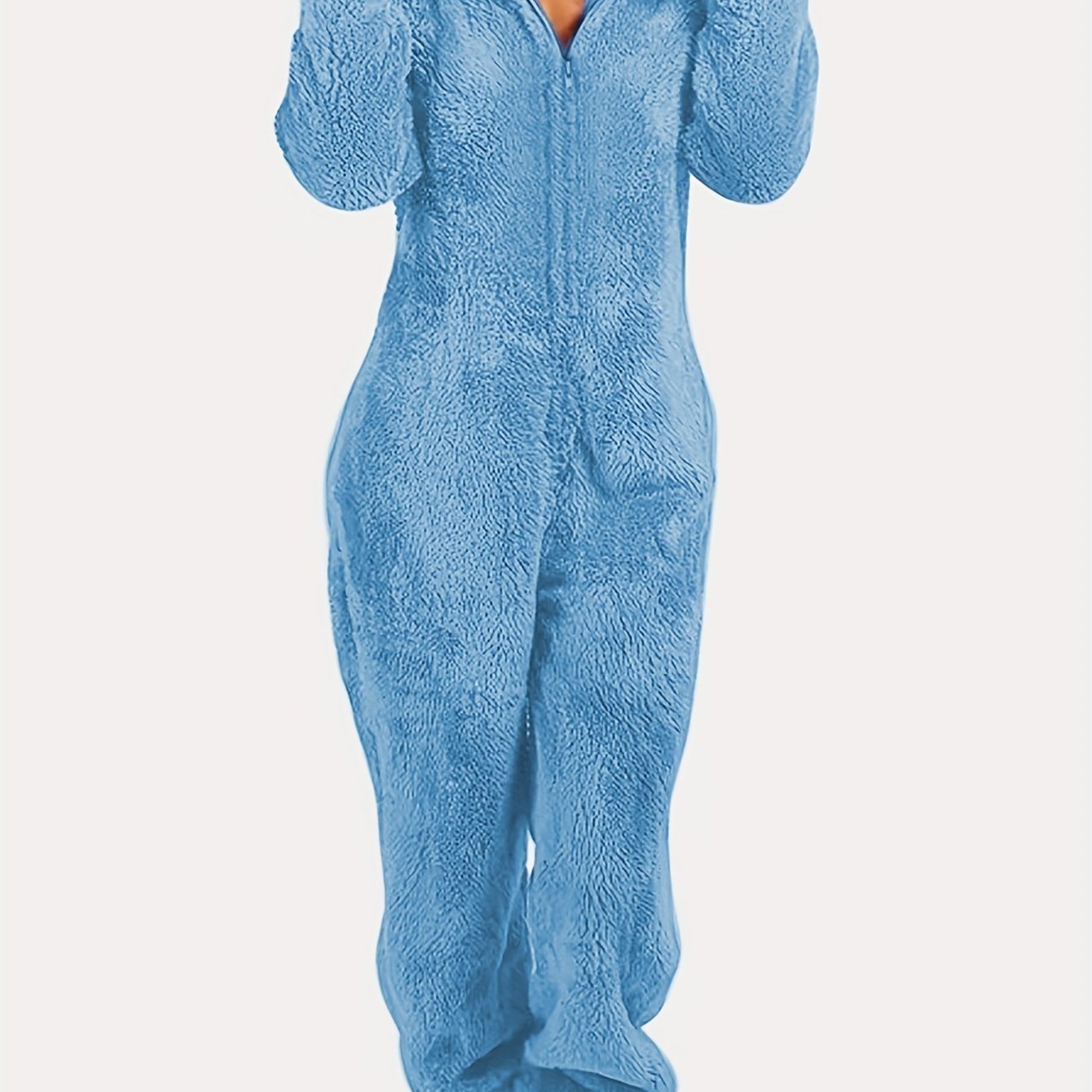 Cozy Hooded Pajama Jumpsuit - Perfect for Festivals & Relaxation
