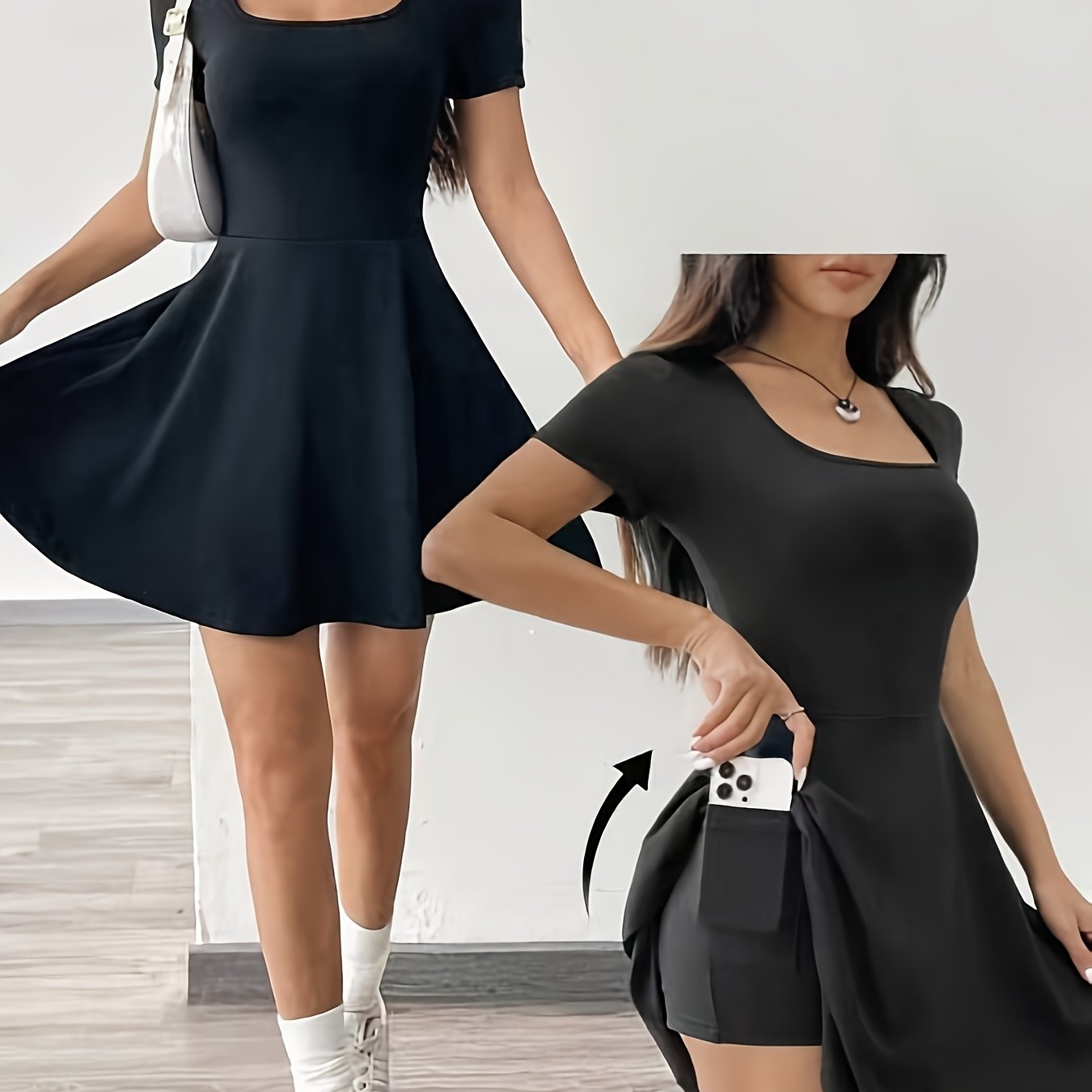 Elegant Pink Short Sleeve Dress - Summer Comfort Fit