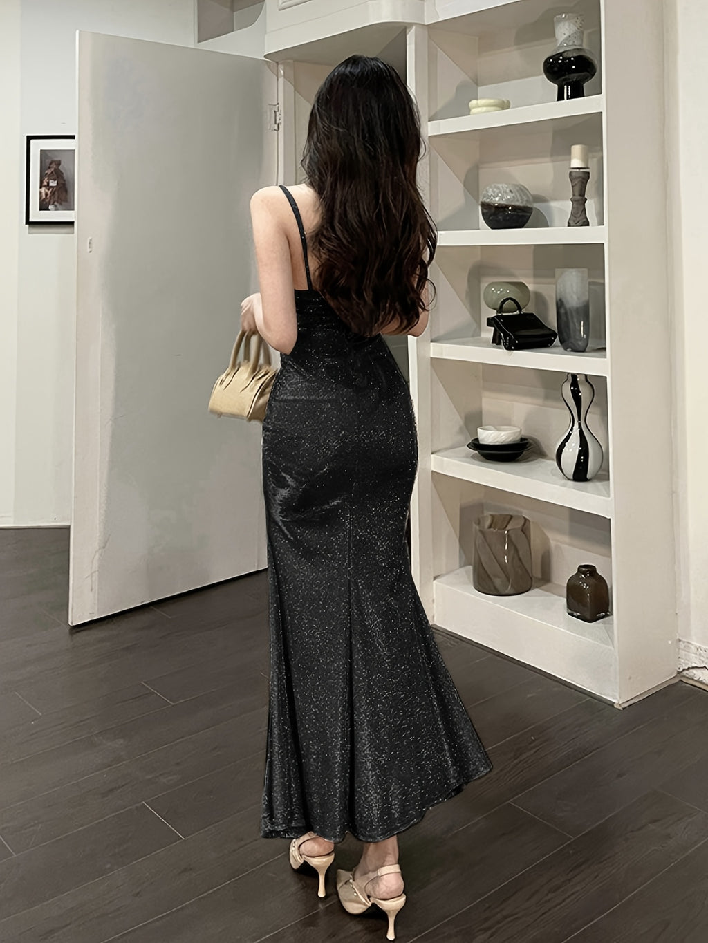 A Glamorous And Form-Fitting Party Dress for Women.